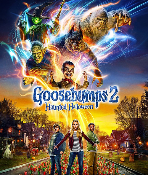 Постер Ужастики 2: Беспокойный Хэллоуин / Goosebumps 2: Haunted Halloween (2018)